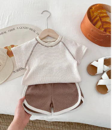 Cotton Summer Toddler Clothing Set (Top + Shorts)