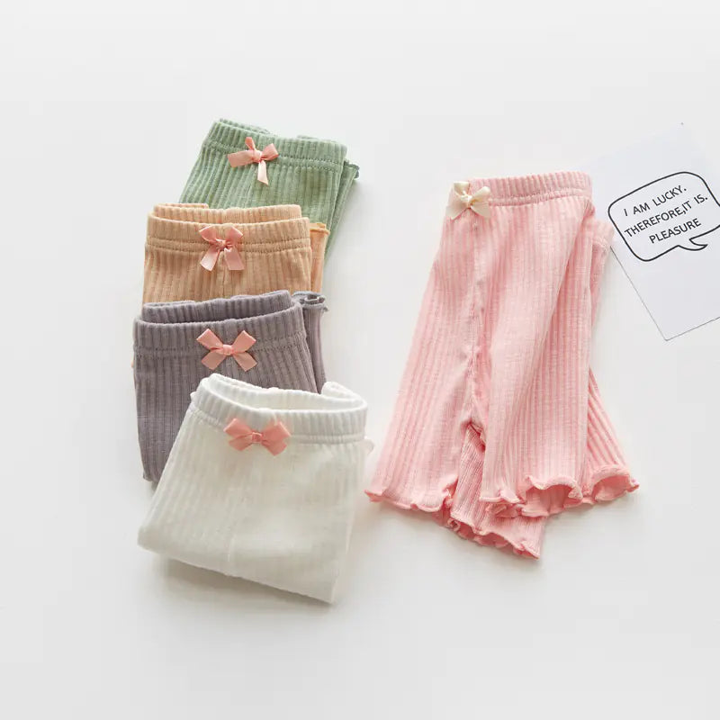 Summer Cotton Girls' Safety Shorts (Korean Style)