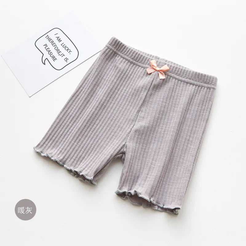 Summer Cotton Girls' Safety Shorts (Korean Style)