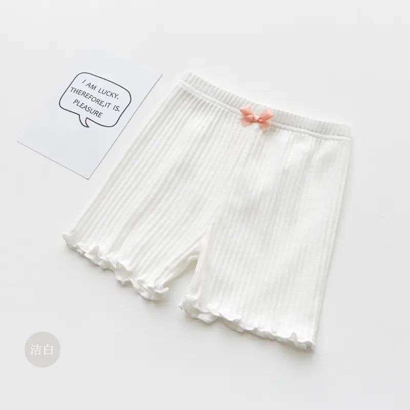 Summer Cotton Girls' Safety Shorts (Korean Style)