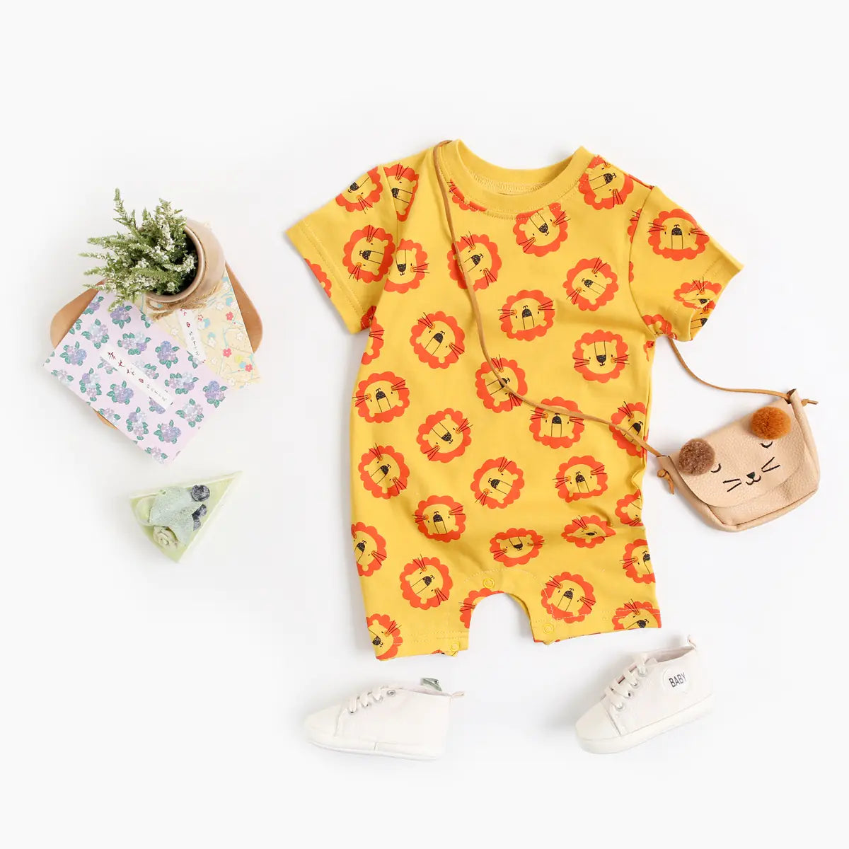 Sanlutoz Cotton Toddler Summer Clothing Set (2 Pcs)