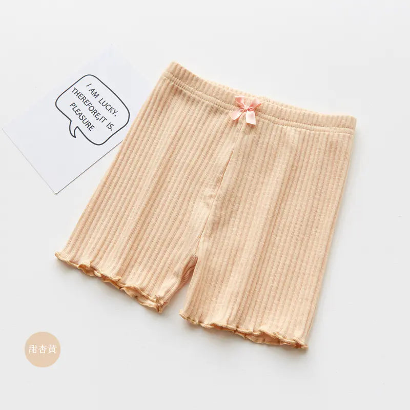 Summer Cotton Girls' Safety Shorts (Korean Style)