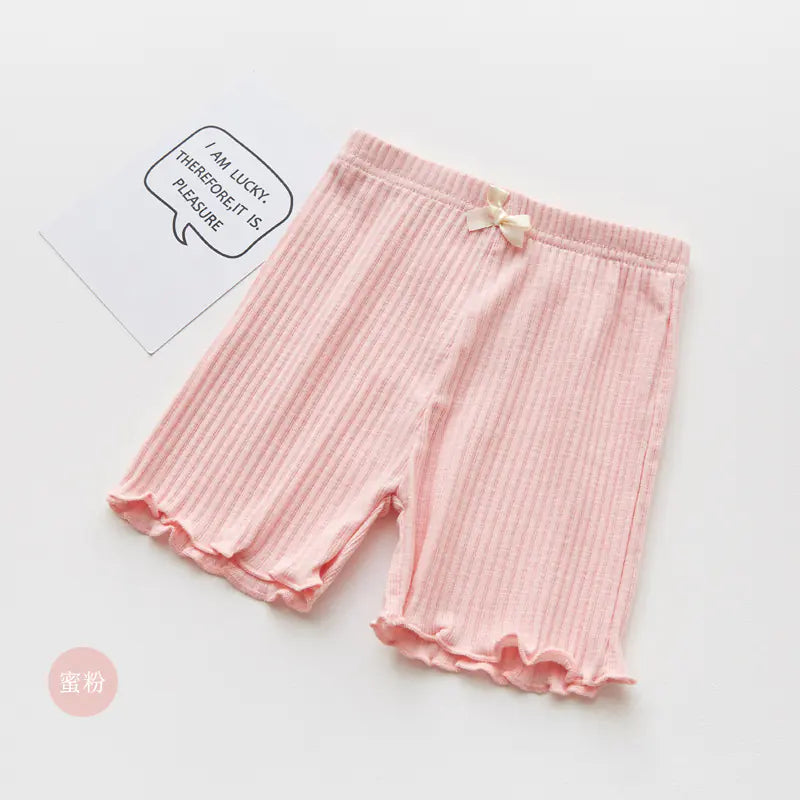 Summer Cotton Girls' Safety Shorts (Korean Style)