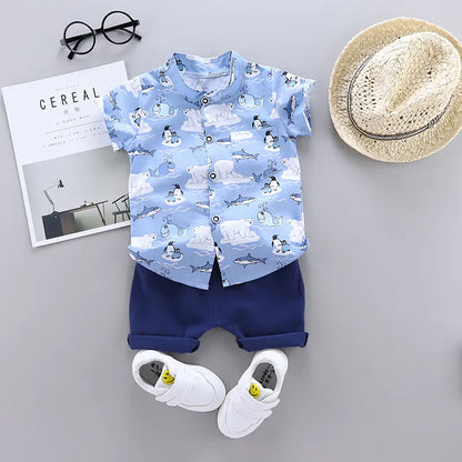 2025 Summer Boys' Baby Clothing Set