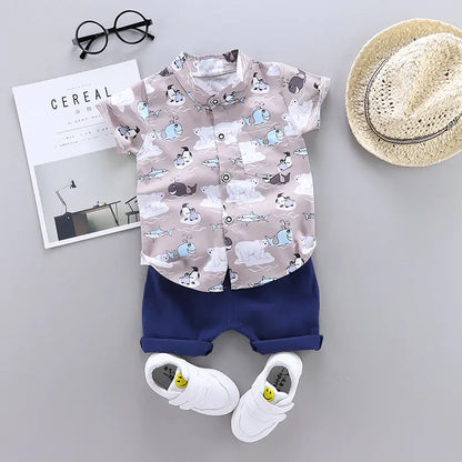2025 Summer Boys' Baby Clothing Set
